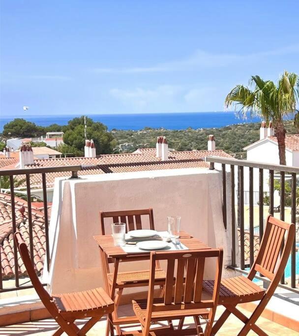 Atico Con Vistas Al Mar Cala Enporter Cala En Porter  外观 照片