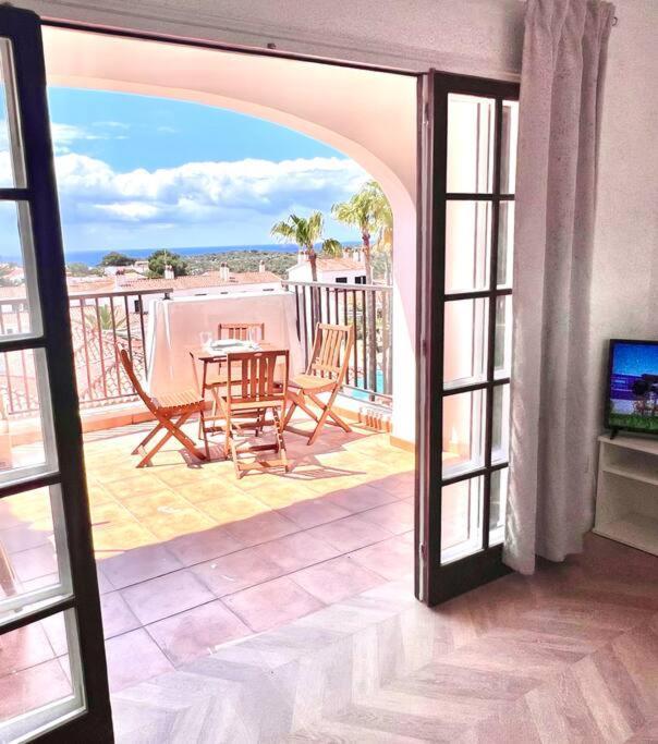 Atico Con Vistas Al Mar Cala Enporter Cala En Porter  外观 照片